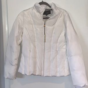 White puffer jacket